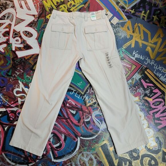 Dockers Khakie Flat Front Cargo Pants, men's 34x30, new with tags, 100% cotton - Picture 9 of 12